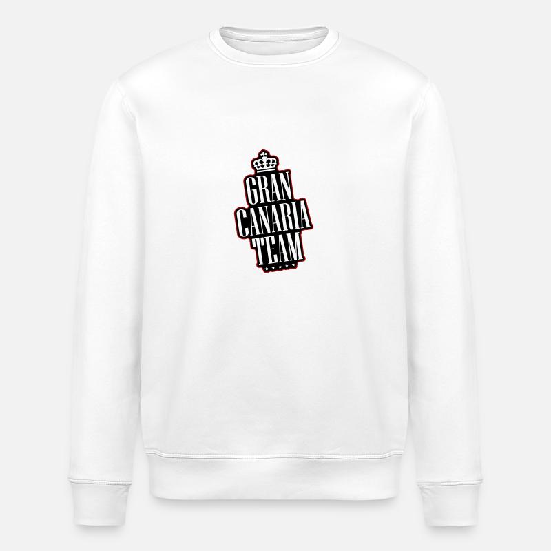 Gran Canaria Team - Stanley/Stella Unisex Bio-Sweatshirt ROLLER - Weiß