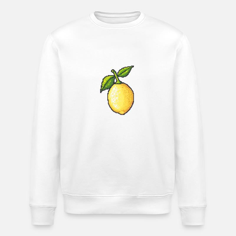 Lemon Pixel Gamer - Sweat bio ROLLER Stanley/Stella Unisexe - blanc
