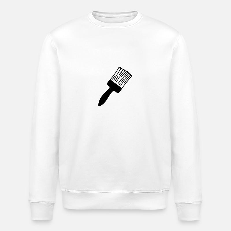 Brushes - Stanley/Stella ROLLER Unisex Organic Sweatshirt - white