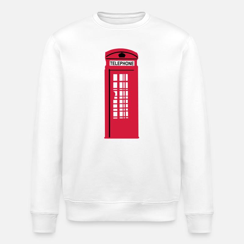 Phone Box London - Stanley/Stella Unisex Bio-Sweatshirt ROLLER - Weiß