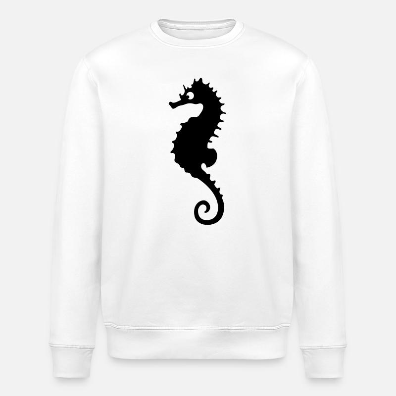 hippocampe - Sweat bio ROLLER Stanley/Stella Unisexe - blanc