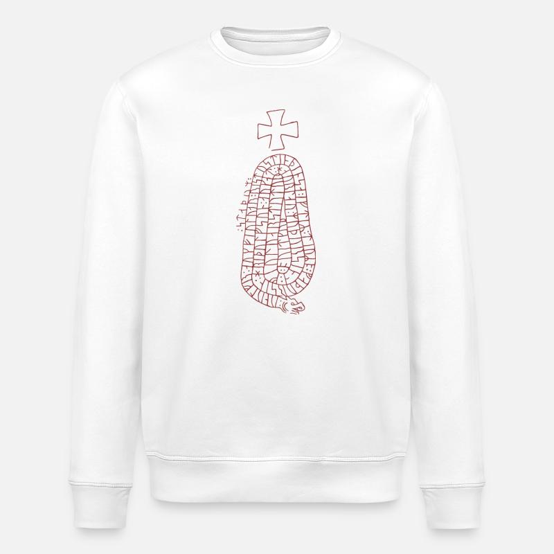 RUNSTEN, JÄRVSÖ - Stanley/Stella Unisex Bio-Sweatshirt ROLLER - Weiß