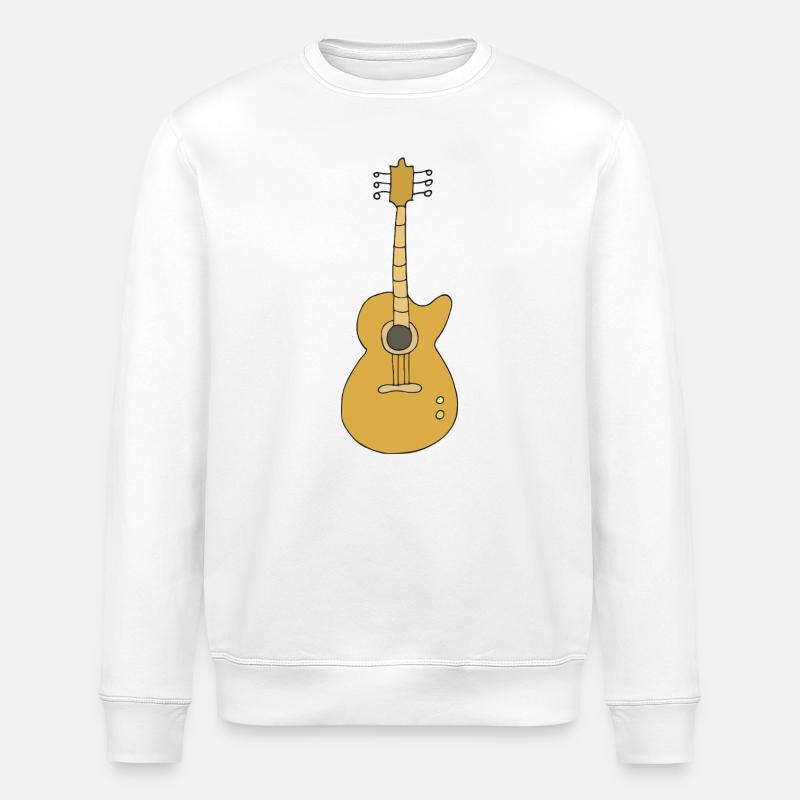 gitarre - Stanley/Stella Unisex Bio-Sweatshirt ROLLER - Weiß