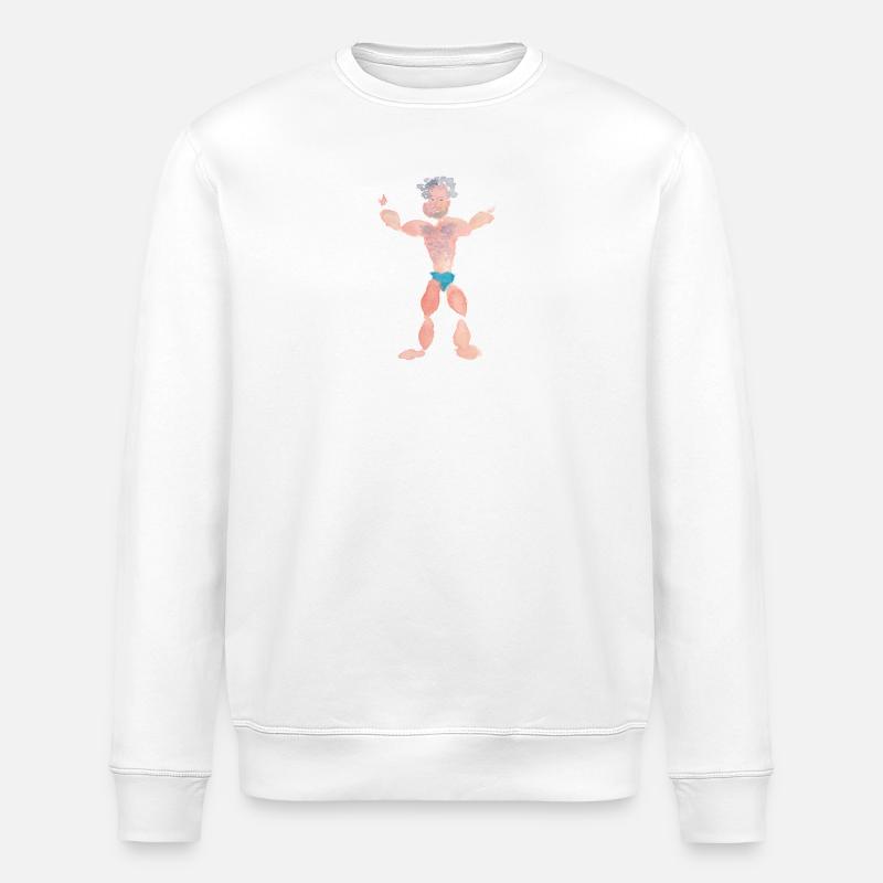 Verseau - Sweat bio ROLLER Stanley/Stella Unisexe - blanc