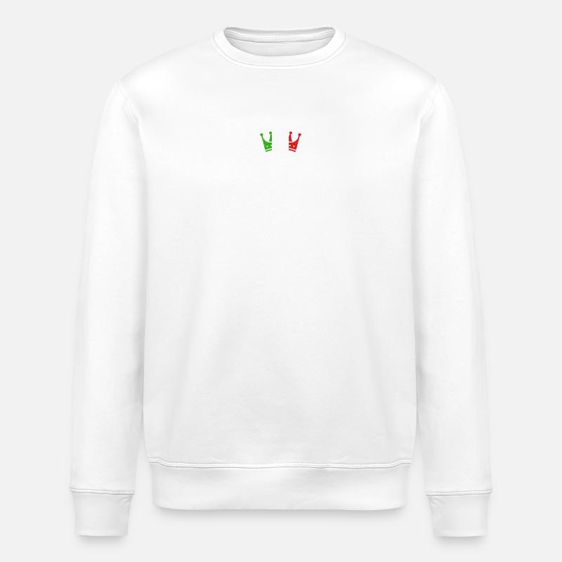 Italy Italian Vaffanculo - Stanley/Stella ROLLER Unisex Organic Sweatshirt - white