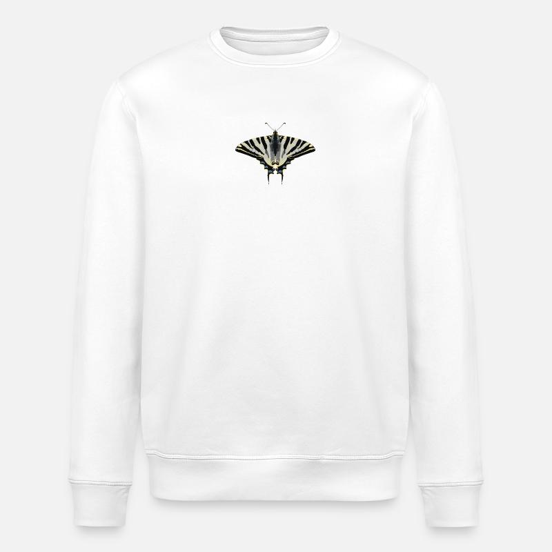 Papillons : Le Papillon Voile - Sweat bio ROLLER Stanley/Stella Unisexe - blanc