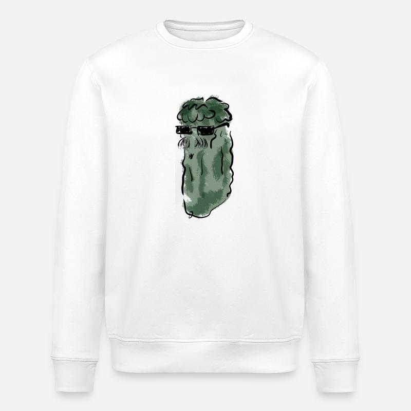 Gurke // Gurken - Stanley/Stella Unisex Bio-Sweatshirt ROLLER - Weiß