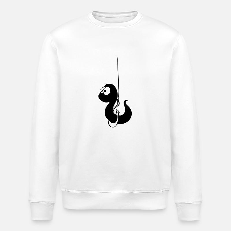 Wurm - Stanley/Stella Unisex Bio-Sweatshirt ROLLER - Weiß