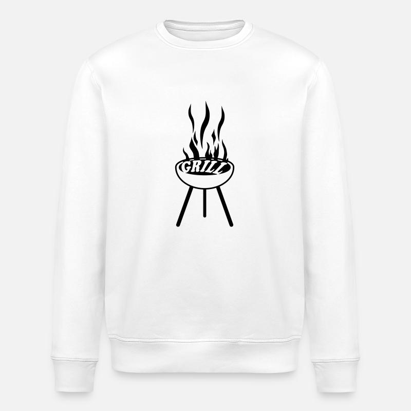 Grill - Stanley/Stella Unisex Bio-Sweatshirt ROLLER - Weiß