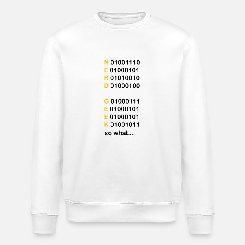 alors quoi - Sweat bio ROLLER Stanley/Stella Unisexe - blanc