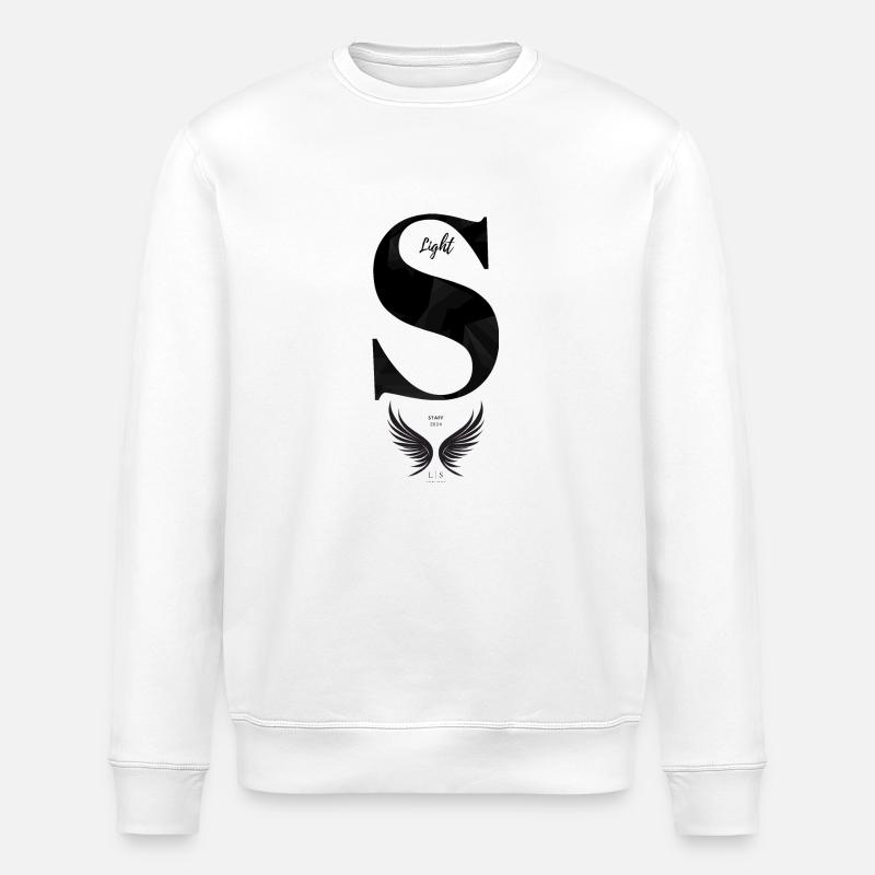 Lightstaff Wings Black - Stanley/Stella Unisex Bio-Sweatshirt ROLLER - Weiß