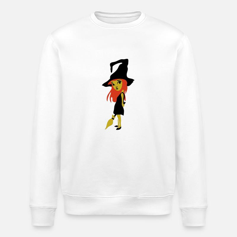 petite sorcière - Sweat bio ROLLER Stanley/Stella Unisexe - blanc