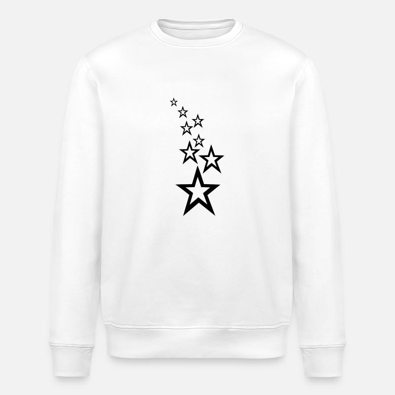 étoile - Sweat bio ROLLER Stanley/Stella Unisexe - blanc