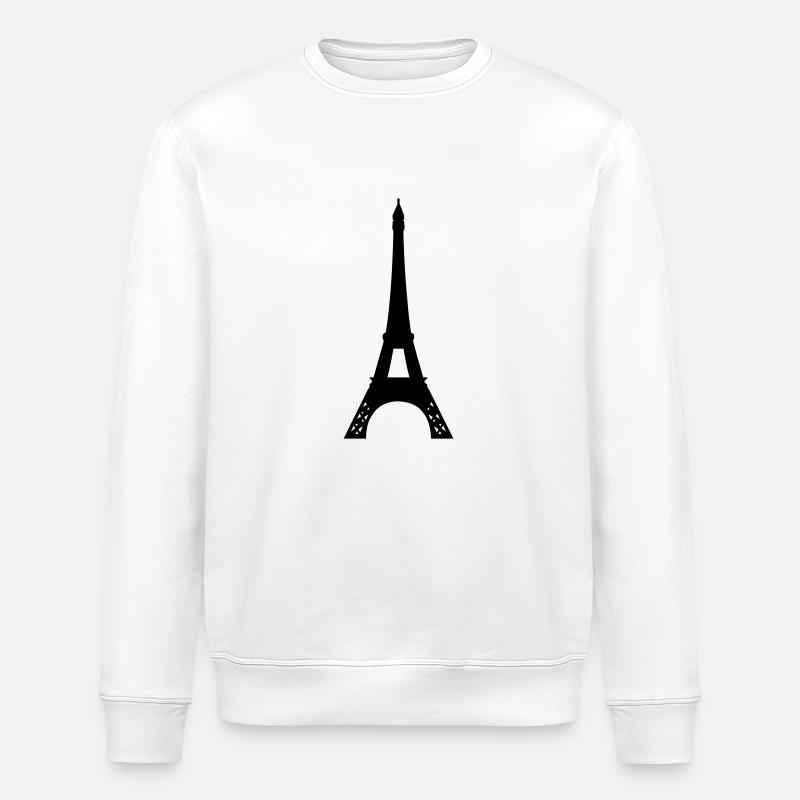 tour eiffel - Sweat bio ROLLER Stanley/Stella Unisexe - blanc