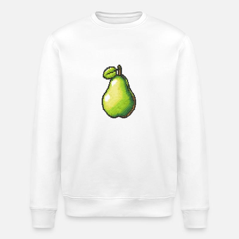 Icône de pixel d’ampoule - Sweat bio ROLLER Stanley/Stella Unisexe - blanc