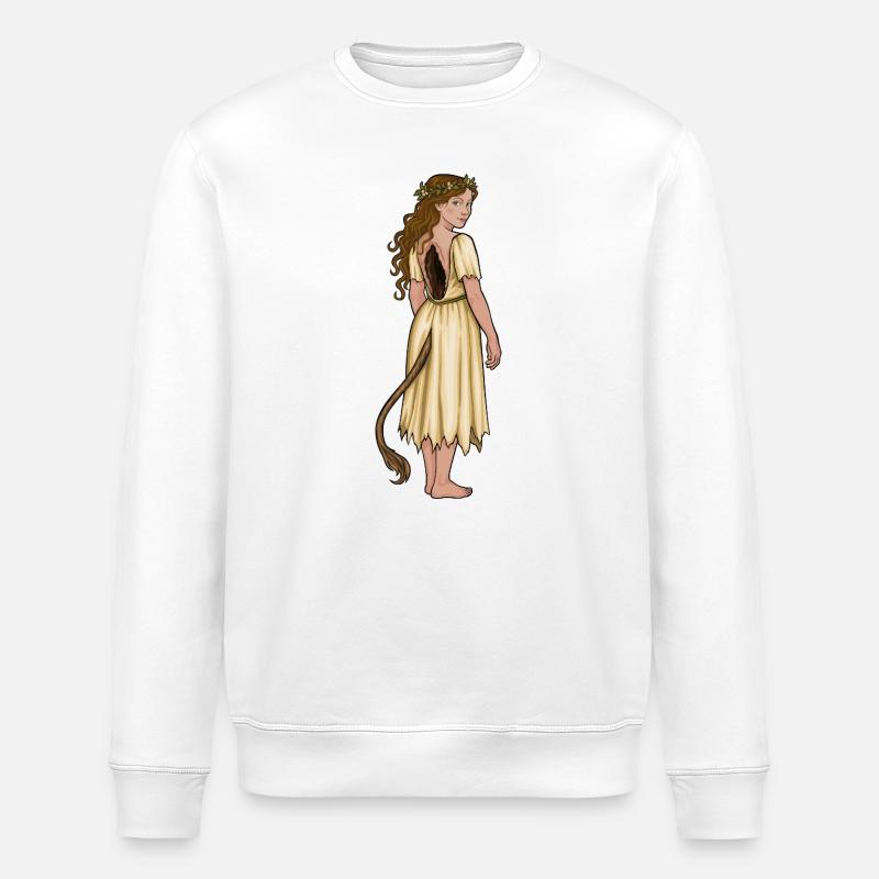 Cerfs de forêt - Sweat bio ROLLER Stanley/Stella Unisexe - blanc