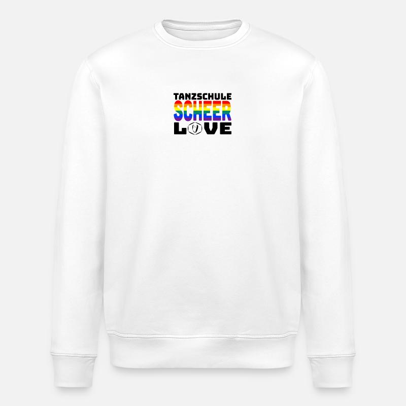SCHEER Love 2026 - rainbow - Stanley/Stella Unisex Bio-Sweatshirt ROLLER - Weiß