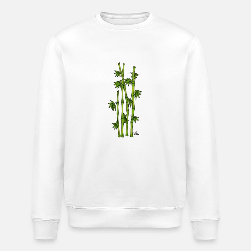 Il suffit de bambou - Sweat bio ROLLER Stanley/Stella Unisexe - blanc