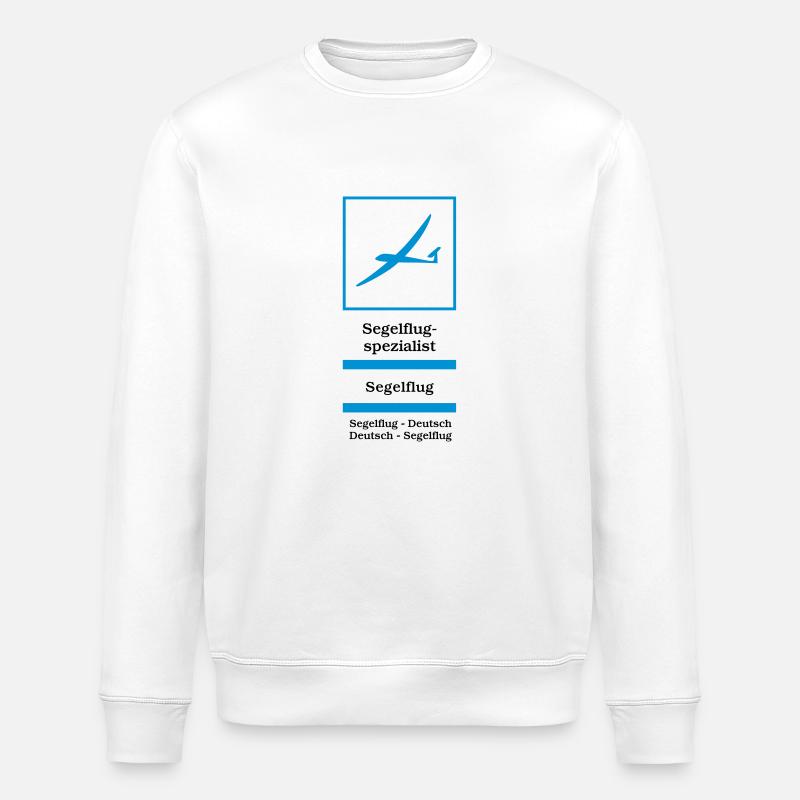 Segelflugspezialist - Stanley/Stella Unisex Bio-Sweatshirt ROLLER - Weiß