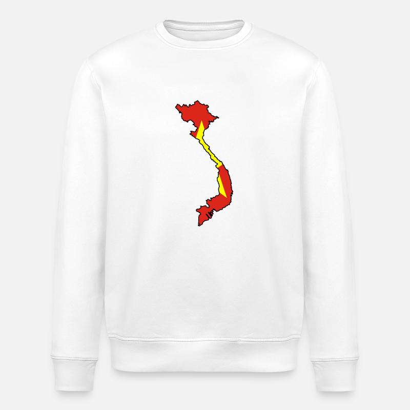 Vietnam - Stanley/Stella Unisex Bio-Sweatshirt ROLLER - Weiß