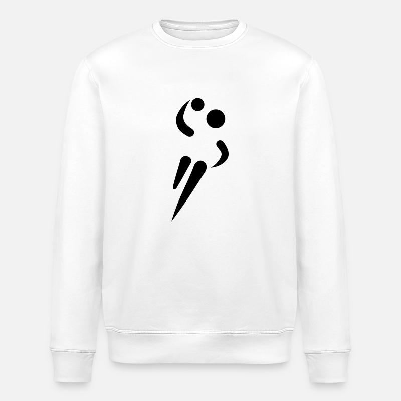 Handball - Stanley/Stella Unisex Bio-Sweatshirt ROLLER - Weiß