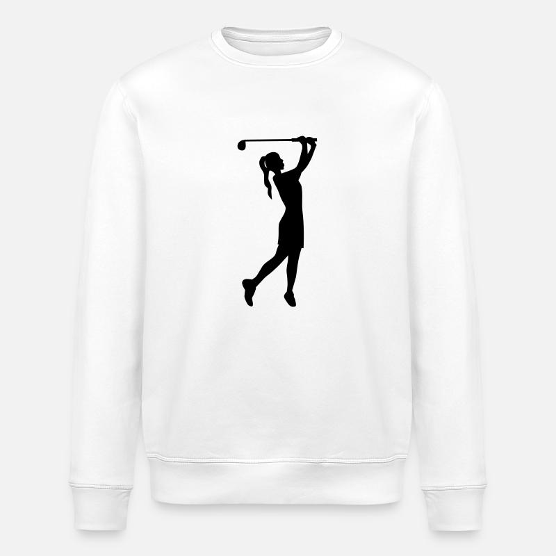 golf - Stanley/Stella ROLLER Unisex Organic Sweatshirt - white