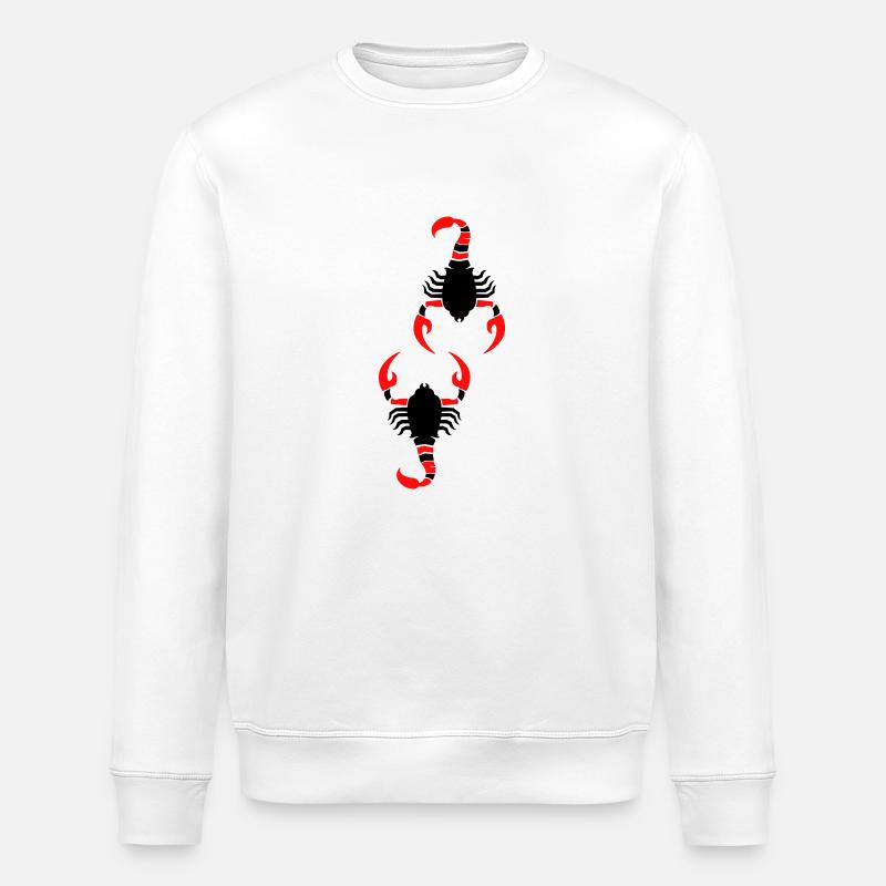 skorpion - Stanley/Stella Unisex Bio-Sweatshirt ROLLER - Weiß