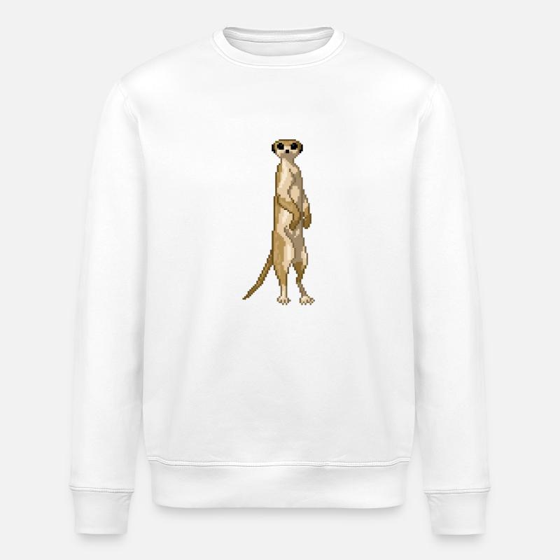 Suricate - Sweat bio ROLLER Stanley/Stella Unisexe - blanc