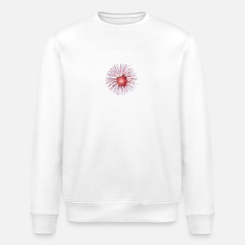 Fire? Works! - Stanley/Stella Unisex Bio-Sweatshirt ROLLER - Weiß