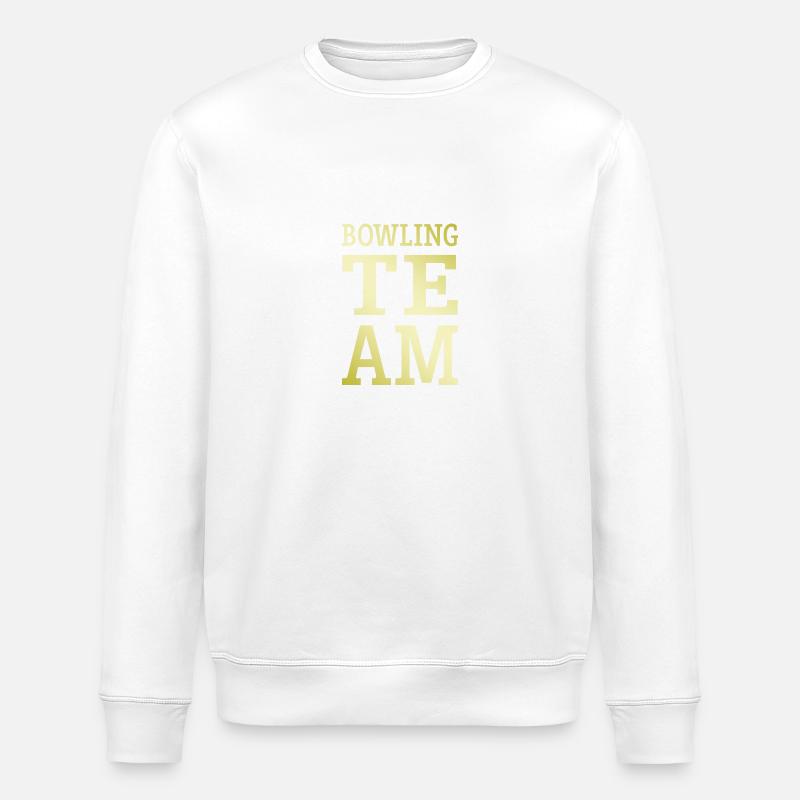 Bowling Team Mannschaft - Stanley/Stella ROLLER Unisex Organic Sweatshirt - white