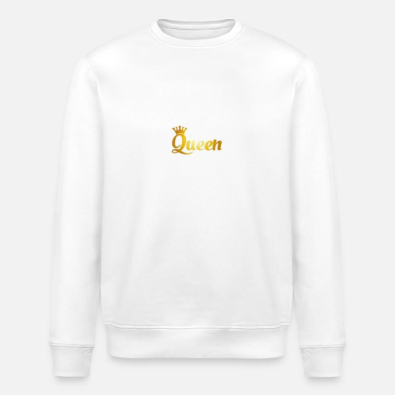 Queen - Stanley/Stella Unisex Bio-Sweatshirt ROLLER - Weiß