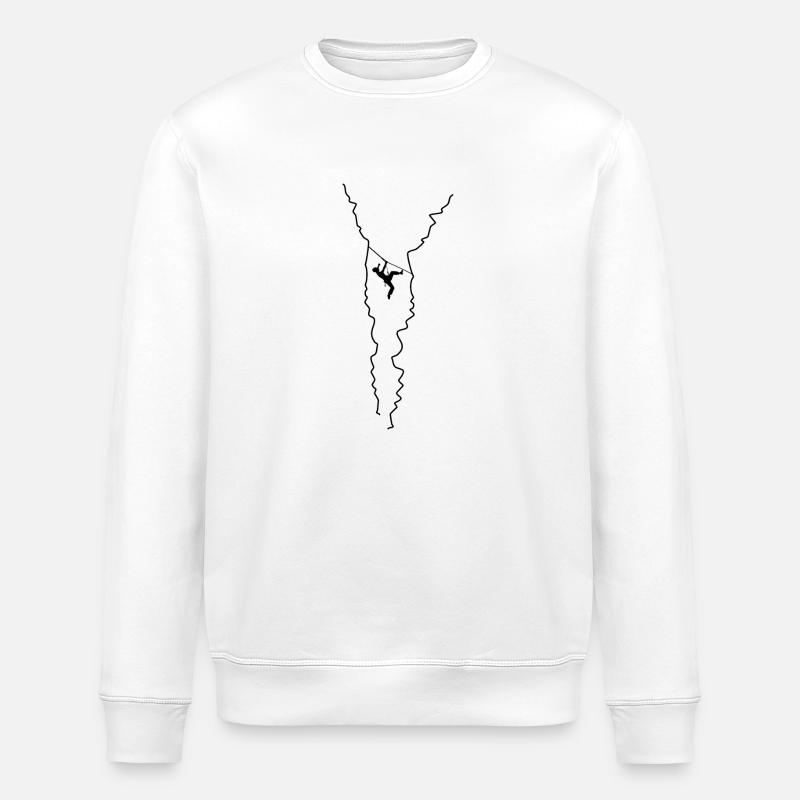 Klettern Bergsteigen Extremsport - Stanley/Stella Unisex Bio-Sweatshirt ROLLER - Weiß
