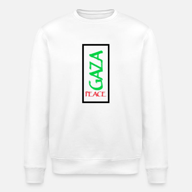 Israel Peace - Stanley/Stella Unisex Bio-Sweatshirt ROLLER - Weiß