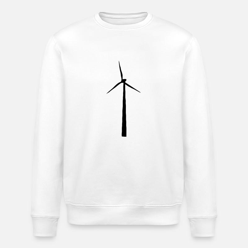 moulinet - Sweat bio ROLLER Stanley/Stella Unisexe - blanc