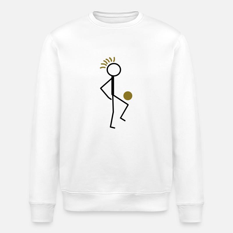 Fussballer - Stanley/Stella Unisex Bio-Sweatshirt ROLLER - Weiß