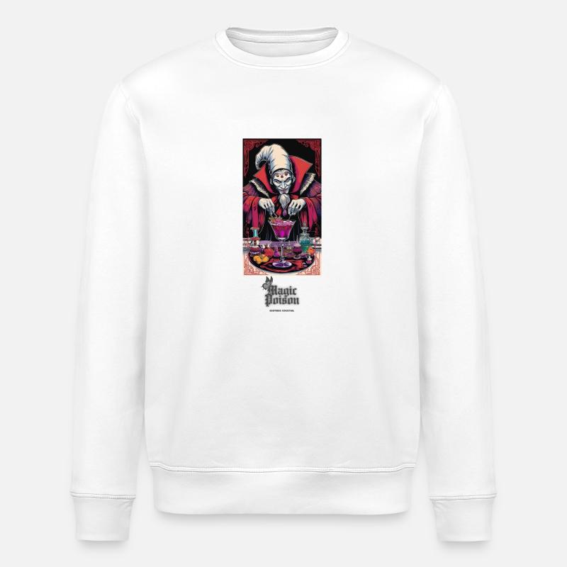 Barman style T-shirt - Sweat bio ROLLER Stanley/Stella Unisexe - blanc