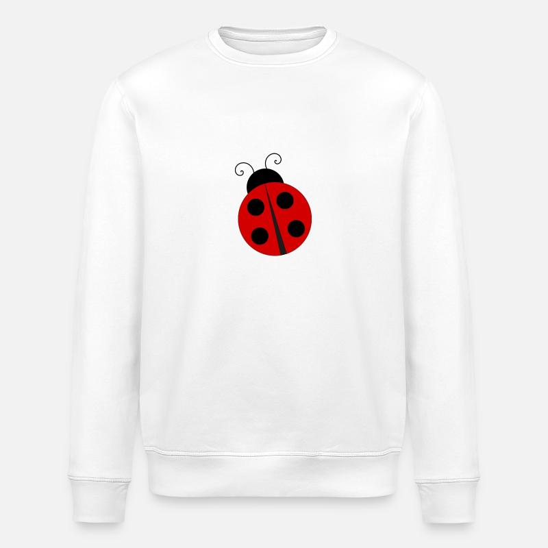 Marienkäfer - Stanley/Stella Unisex Bio-Sweatshirt ROLLER - Weiß
