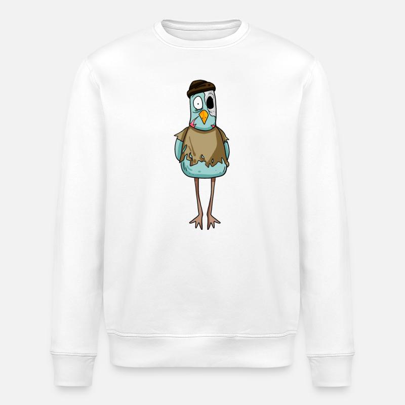 Zombie Möwe - Stanley/Stella Unisex Bio-Sweatshirt ROLLER - Weiß