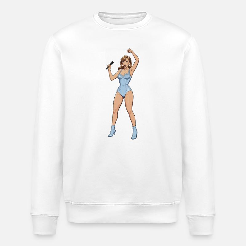 Chanteuse-danseuse - Sweat bio ROLLER Stanley/Stella Unisexe - blanc