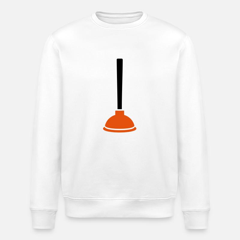 Plombier - Sweat bio ROLLER Stanley/Stella Unisexe - blanc