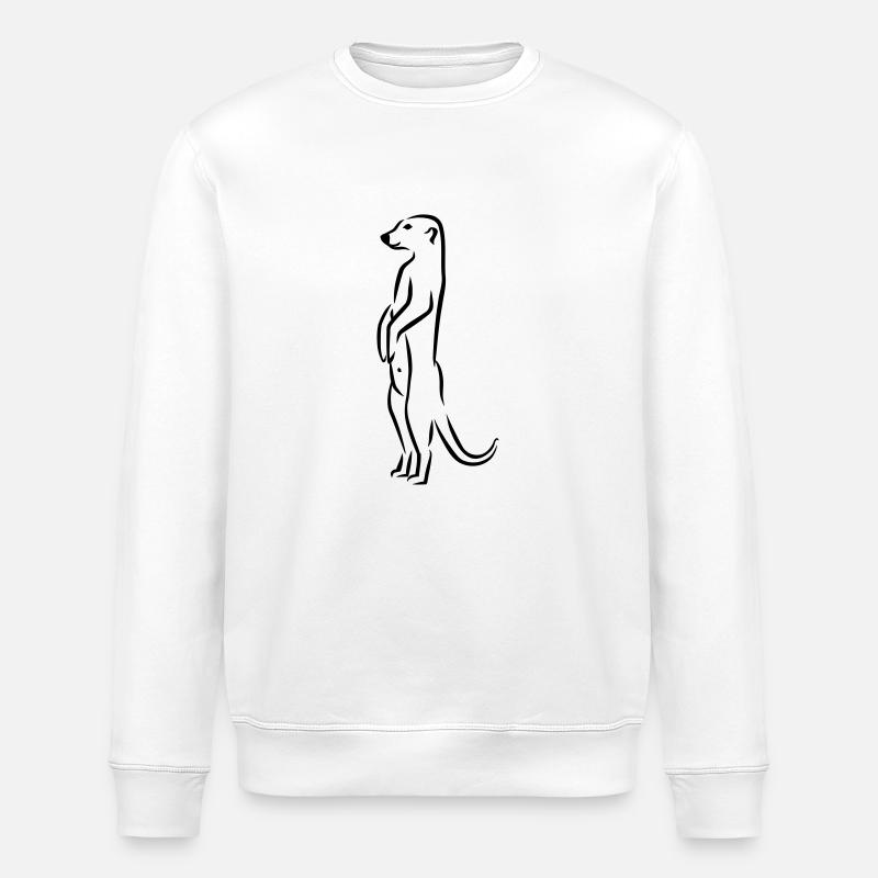 Suricate - Sweat bio ROLLER Stanley/Stella Unisexe - blanc