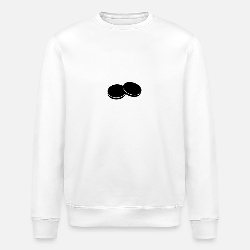 jeu de palet logo 19 - Sweat bio ROLLER Stanley/Stella Unisexe - blanc