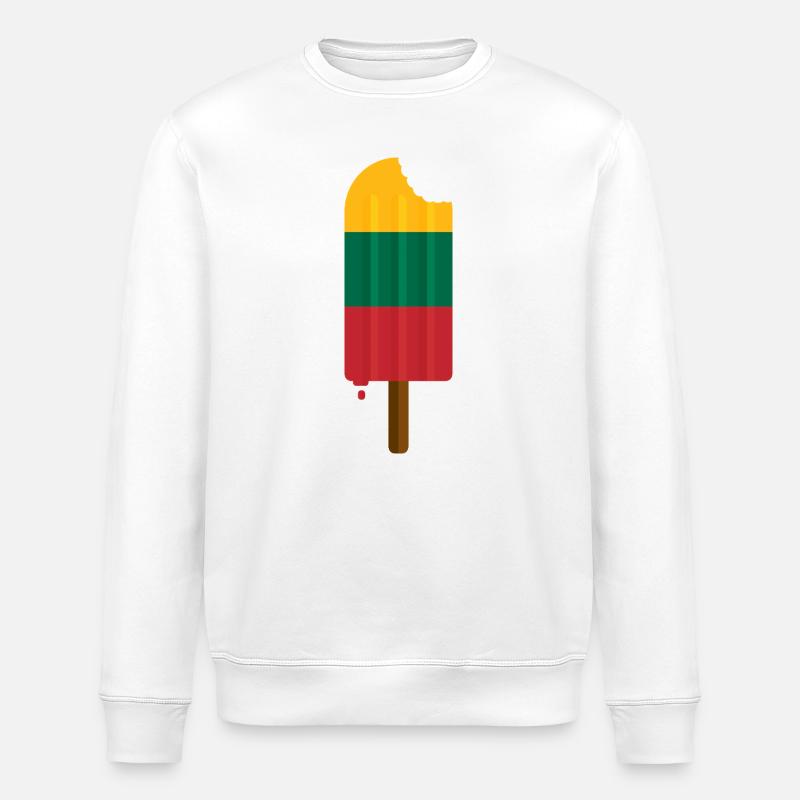 Der Geschmack Litauens - Stanley/Stella Unisex Bio-Sweatshirt ROLLER - Weiß