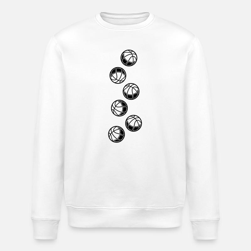 Basketball Symbol - Stanley/Stella Unisex Bio-Sweatshirt ROLLER - Weiß