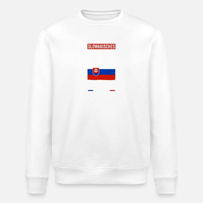 Slovaquie Slovaquie - Sweat bio ROLLER Stanley/Stella Unisexe - blanc