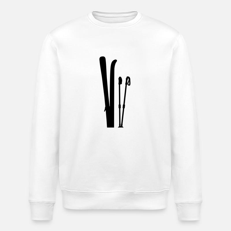 Ski - Sweat bio ROLLER Stanley/Stella Unisexe - blanc