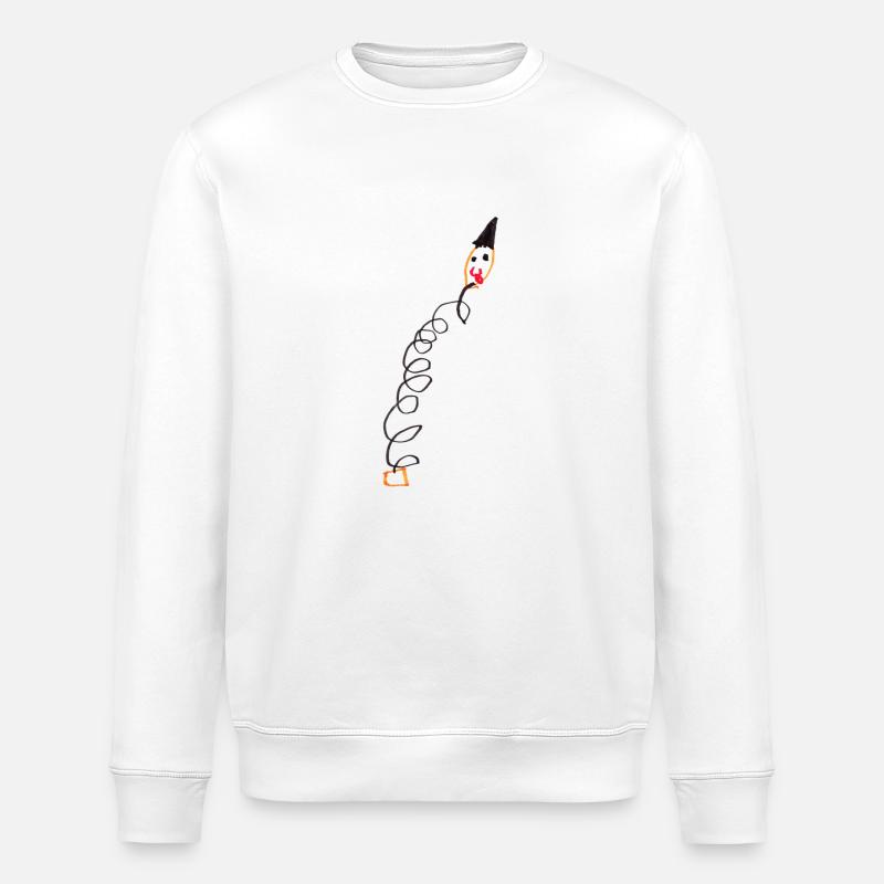 Jack-in-the-Box (weiß) - Stanley/Stella Unisex Bio-Sweatshirt ROLLER - Weiß
