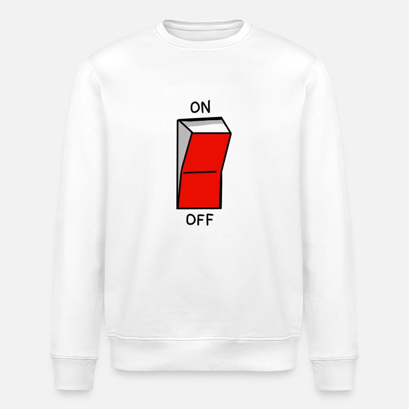 on off - Stanley/Stella Unisex Bio-Sweatshirt ROLLER - Weiß