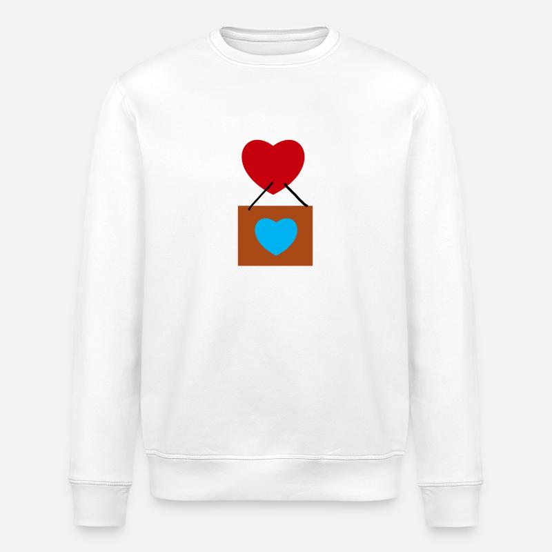 Luftballon - Stanley/Stella Unisex Bio-Sweatshirt ROLLER - Weiß