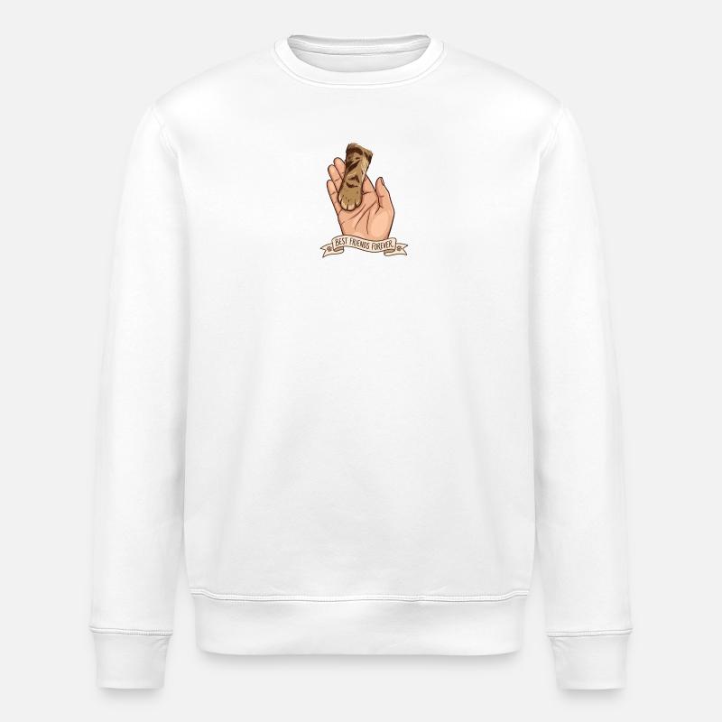 Meilleurs amis pour la vie - Sweat bio ROLLER Stanley/Stella Unisexe - blanc